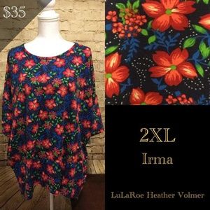 NWT LuLaRoe Irma Shirt 2x